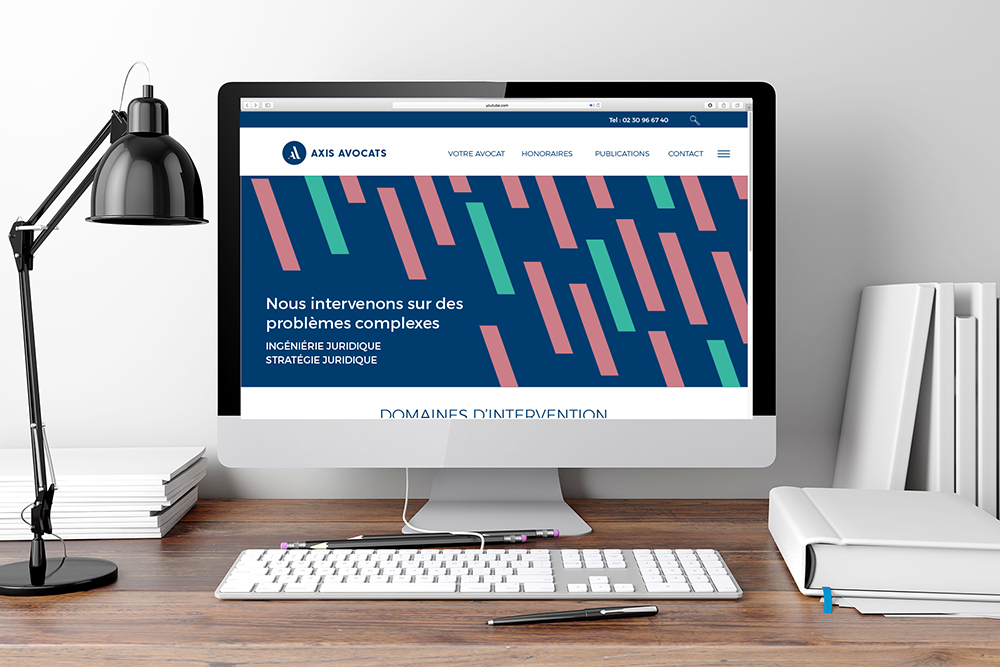 Identité visuelle déclinaison logo avocat