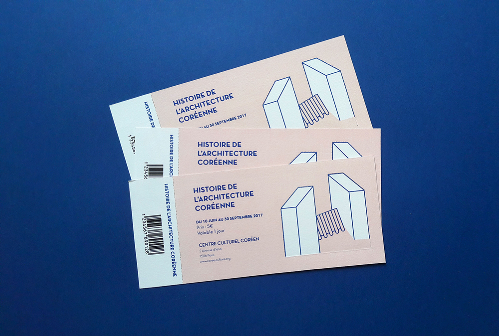 Ticket architecture coréenne entre tradition et modernité