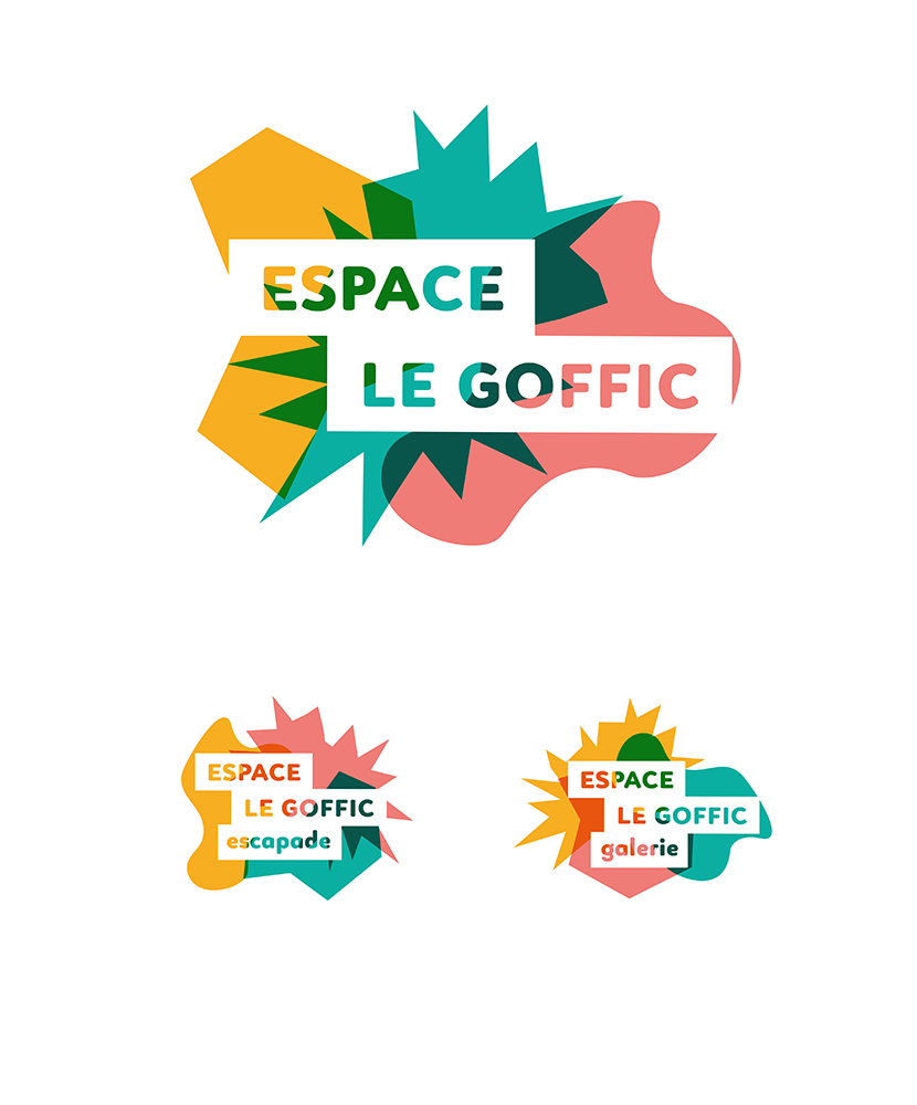 Identité visuelle logo espace culturel espace legoffic à Pacé