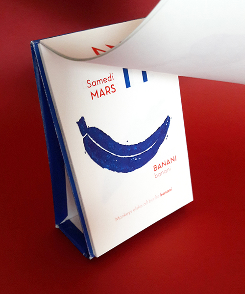 Calendier graphique sur l'islande