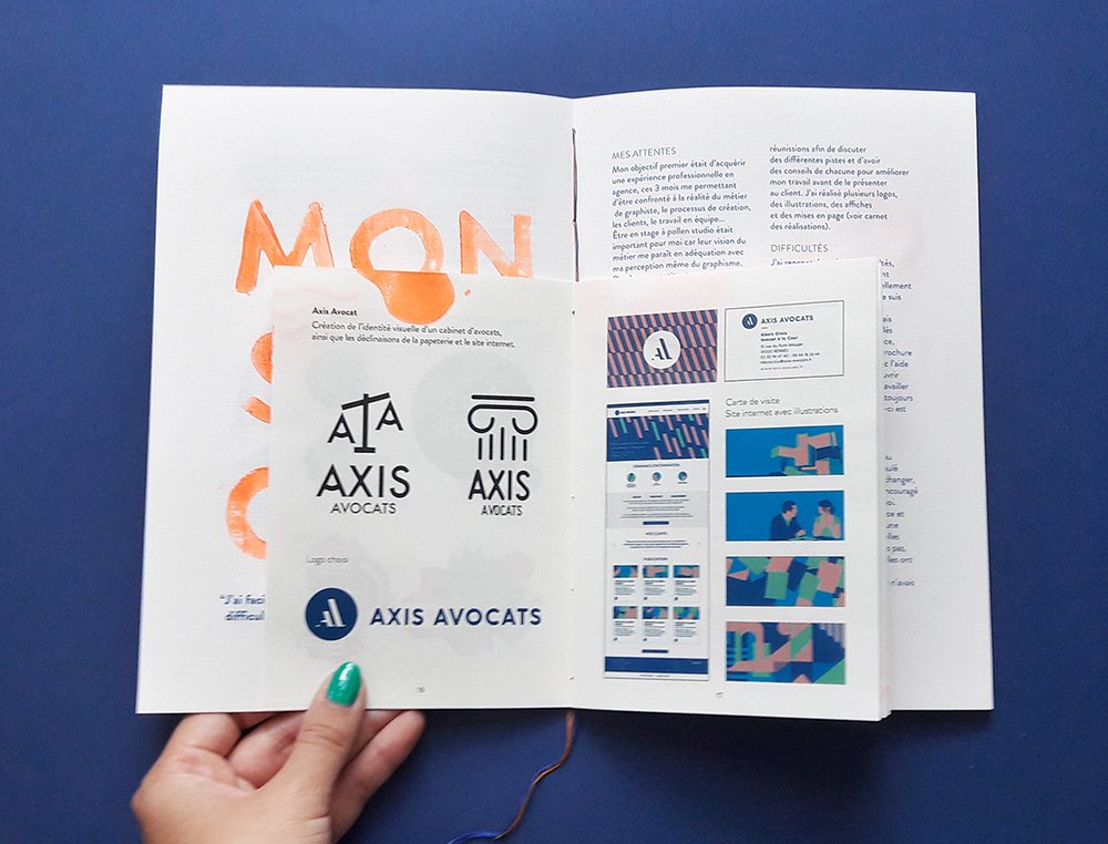 Édition en linogravure Rapport de stage licence design graphique