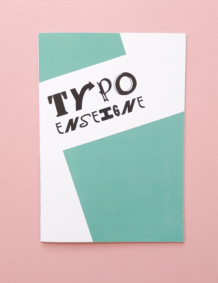 Typographie réalisée avec les lettres présentes dans une ville